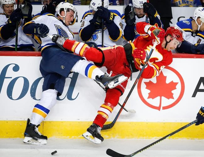 David Perron scores in overtime, Blues beat Flames 3-2 | iNFOnews.ca David Perron scores in overtime, Blues beat Flames 3-2 | iNFOnews.ca