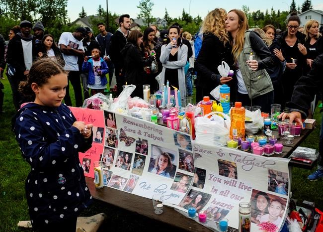 'For you, baby girl:' bubbles and sparklers at vigil for slain woman, daughter | iNFOnews.ca