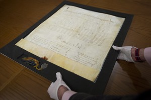 Medieval religious document from 1245 now in UBC library collection | iNFOnews.ca CP31757164