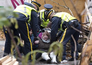 Pipeline protesters in conservation area vow to fight on as survey work begins | iNFOnews.ca CP30802591