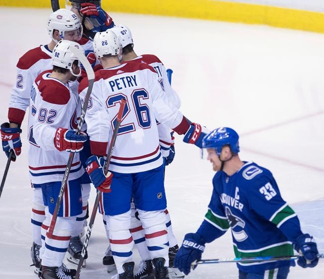 Deslauriers records first two-goal game as Canadiens down Canucks 7-5 | iNFOnews.ca