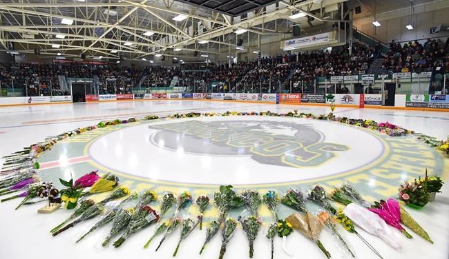 'Live with it forever:' Mourners fill Humboldt hockey arena for team announcer | iNFOnews.ca 'Live with it forever:' Mourners fill Humboldt hockey arena for team announcer | iNFOnews.ca