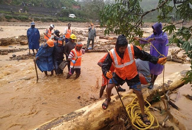 66 killed in floods, mudslides in southern India | iNFOnews.ca