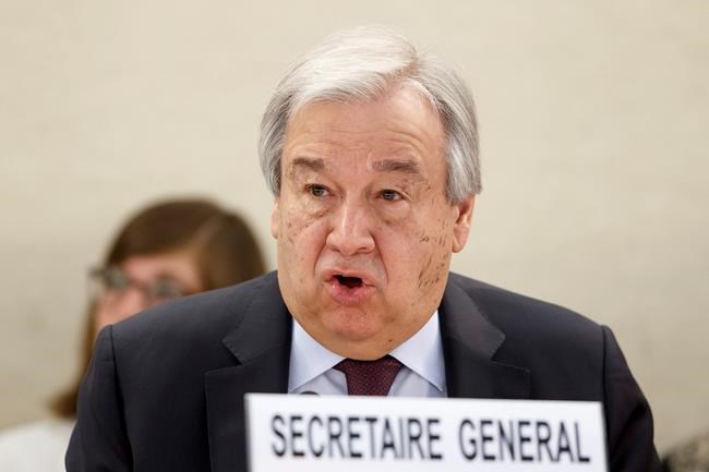 UN chief says COVID-19 is worst crisis since World War II | iNFOnews.ca