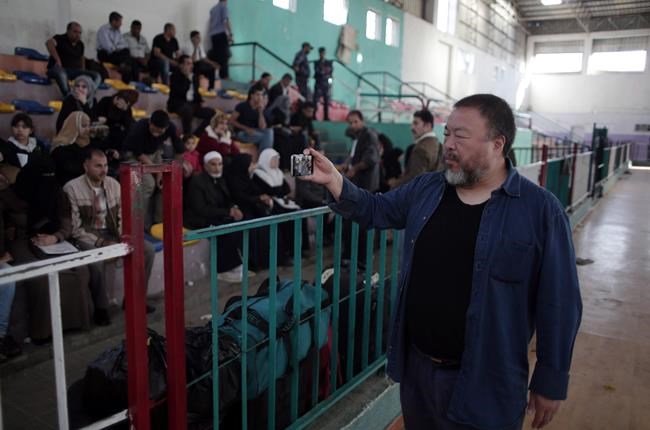 Chinese artist Ai Weiwei travels to Gaza for refugee project | iNFOnews.ca Chinese artist Ai Weiwei travels to Gaza for refugee project | iNFOnews.ca