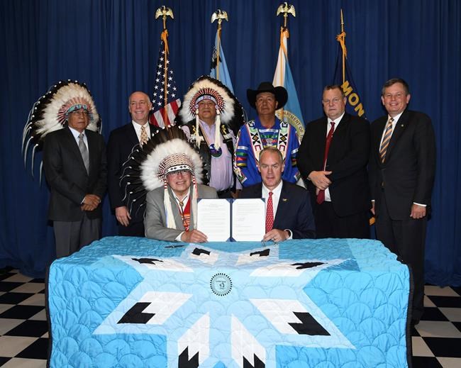 Montana's Blackfeet tribe, Zinke put water deal into effect | iNFOnews.ca