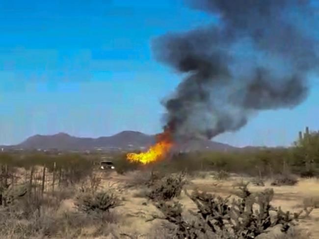 Hot air balloon crashes and catches fire but no one injured | iNFOnews.ca CP307982625