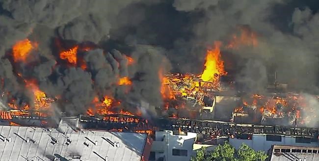 The Latest: Fire engulfs Pico Rivera apartment building | iNFOnews.ca