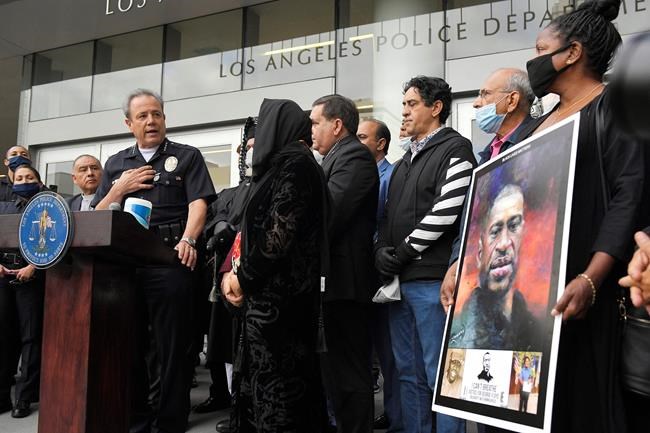 LAPD, police union outraged by report of Floyd 'Valentine' | iNFOnews.ca
