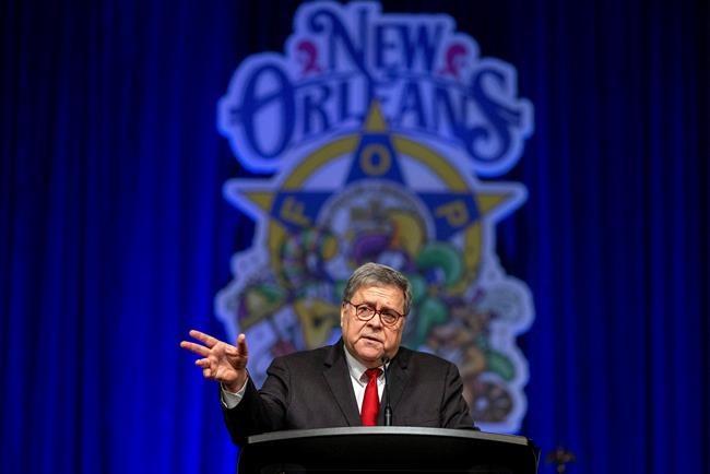 Barr defends police, takes swipe at progressive prosecutors | iNFOnews.ca