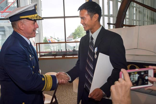 Coast Guard awards medals for videotaped rescue during flood | iNFOnews.ca