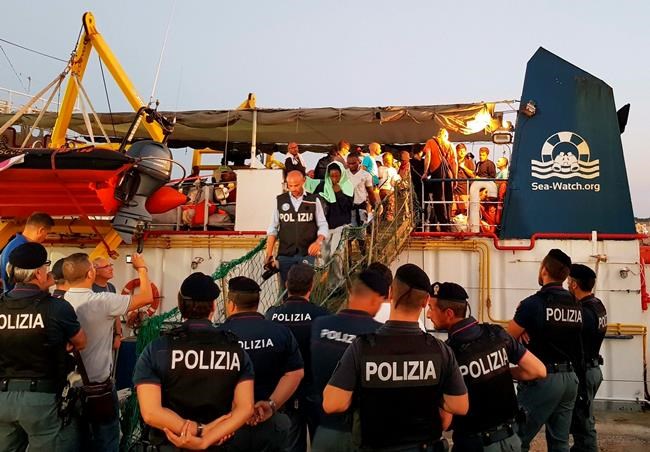 Italian judge to rule on defiant migrant rescue ship captain | iNFOnews.ca Italian judge to rule on defiant migrant rescue ship captain | iNFOnews.ca