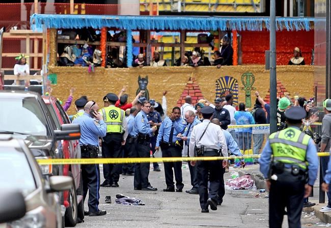 The Latest: Suspect named in deadly Mardi Gras shooting | iNFOnews.ca