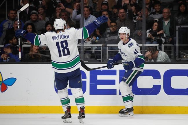 Pettersson helps Canucks end skid in 4-2 win over Kings | iNFOnews.ca