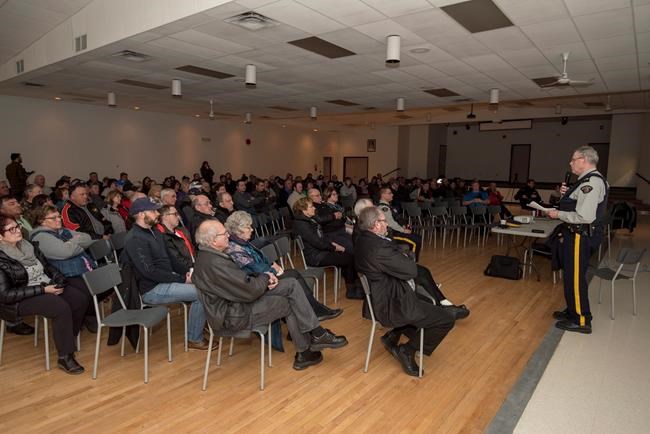 Property rights questions dominate RCMP town hall in Biggar, Sask. | iNFOnews.ca
