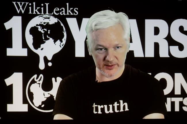 Leaks put Assange at odds with Ecuador's warming up to US | iNFOnews.ca