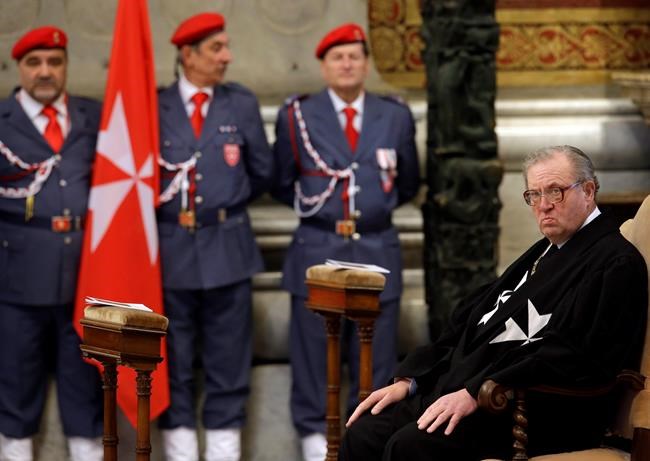The Latest: Knights of Malta call special session Saturday | iNFOnews.ca