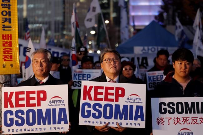In reversal, Seoul to keep Japan military intelligence pact | iNFOnews.ca