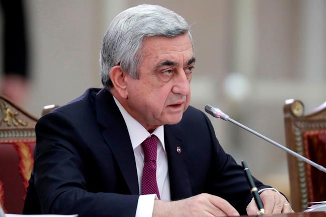 Armenians protest leader's plan to stay in power | iNFOnews.ca