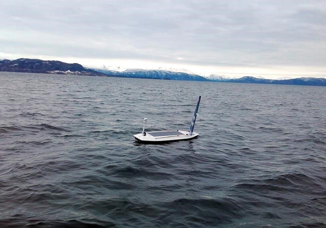 Robot boat sails into history by finishing Atlantic crossing | iNFOnews.ca CP2013534496