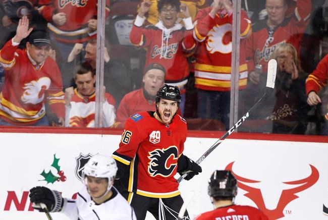 Flames edge Kings 4-3 to remain unbeaten under interim head coach Geoff Ward | iNFOnews.ca