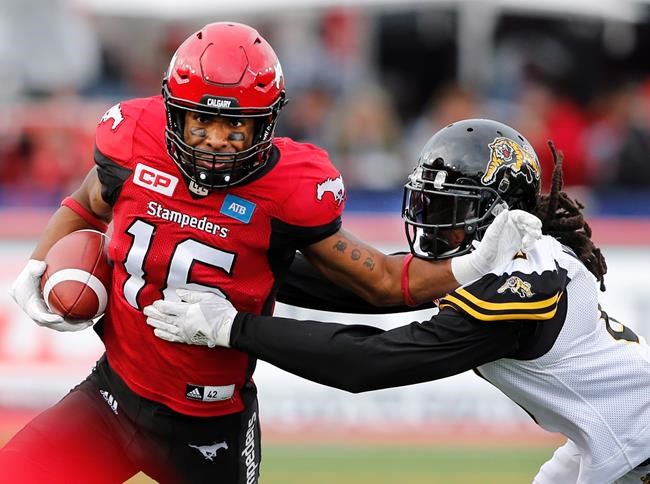 Stampeders roll to sixth straight win with 30-24 victory over Tiger-Cats | iNFOnews.ca