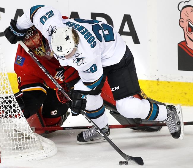 Evander Kane has two goals, assist as Sharks beat Flames in key Pacific matchup | iNFOnews.ca