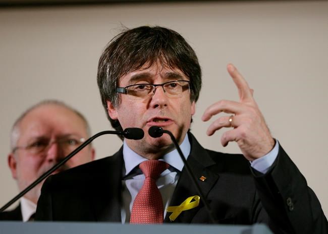 The Latest: Politician pledges to abide law on secession | iNFOnews.ca The Latest: Politician pledges to abide law on secession | iNFOnews.ca