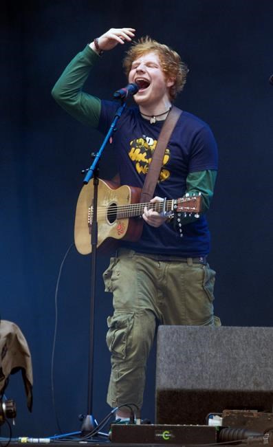 UK singer Ed Sheeran tells fans of bike accident, arm injury | iNFOnews.ca