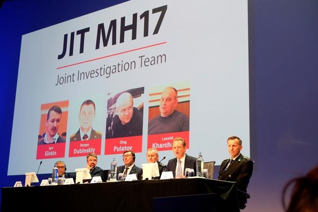 The Latest: 4 charged in downing of Malaysian airliner | iNFOnews.ca The Latest: 4 charged in downing of Malaysian airliner | iNFOnews.ca