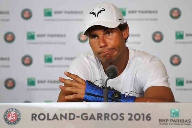 Rafael Nadal to miss Wimbledon because of wrist injury | iNFOnews.ca Rafael Nadal to miss Wimbledon because of wrist injury | iNFOnews.ca