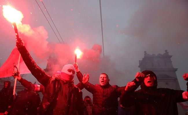 Polish far-right march goes global, drawing people from afar | iNFOnews.ca