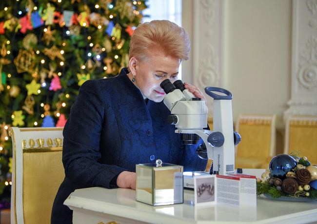 Pope Francis needs a microscope to eye Lithuanian crib | iNFOnews.ca Pope Francis needs a microscope to eye Lithuanian crib | iNFOnews.ca
