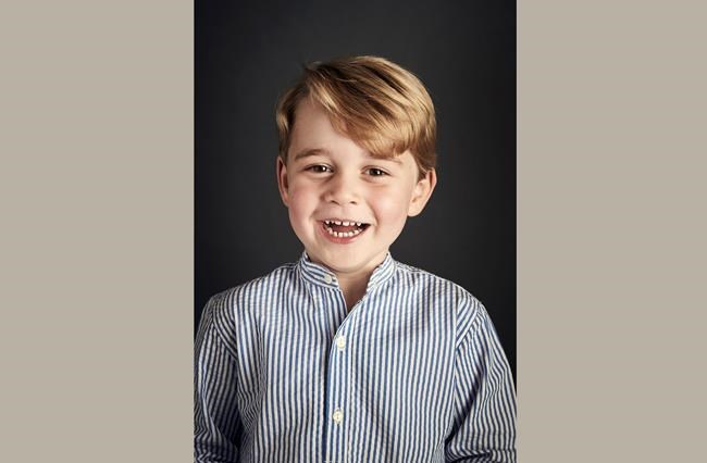 UK palace releases Prince George's 4th birthday portrait | iNFOnews.ca