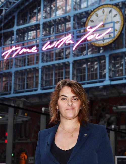 Emin sends Brexit message with 'sexy' train station artwork | iNFOnews.ca