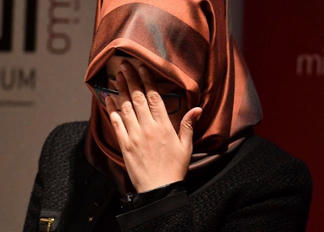 Khashoggi's fiancee calls on Trump to prevent 'coverup' | iNFOnews.ca Khashoggi's fiancee calls on Trump to prevent 'coverup' | iNFOnews.ca