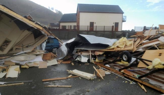 Freak winds in Wales wreck cars, flip caravans; no injuries | iNFOnews.ca Freak winds in Wales wreck cars, flip caravans; no injuries | iNFOnews.ca