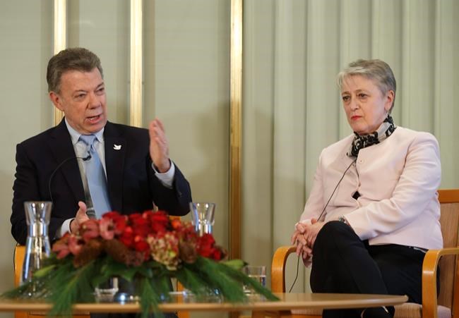 Colombian president to collect Nobel without rebels in tow | iNFOnews.ca Colombian president to collect Nobel without rebels in tow | iNFOnews.ca