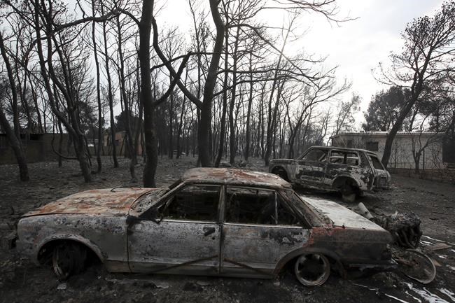 Toll from Greek seaside resort wildfire rises to 94 | iNFOnews.ca