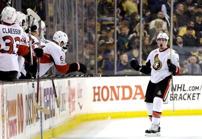 Senators beat Bruins 2-1 in shootout to pull ahead in chase | iNFOnews.ca Senators beat Bruins 2-1 in shootout to pull ahead in chase | iNFOnews.ca