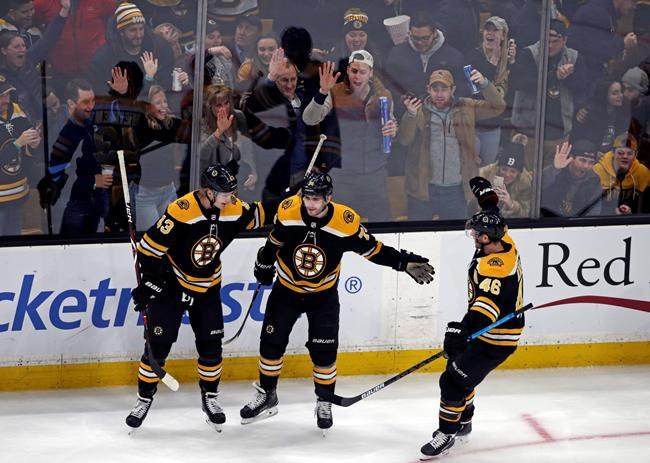 DeBrusk, Marchand lift Bruins over Flames 6-4 | iNFOnews.ca