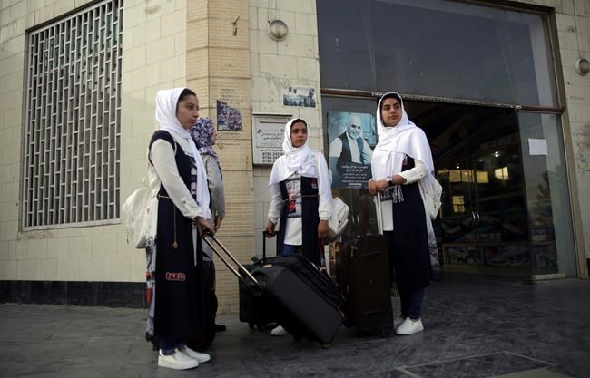 Afghan girls robotics team arrives in US just in time | iNFOnews.ca