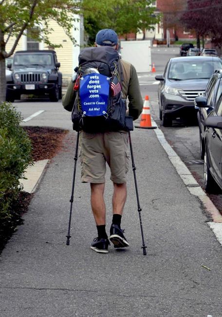 71-year-old man undertakes cross-country walk for veterans | iNFOnews.ca