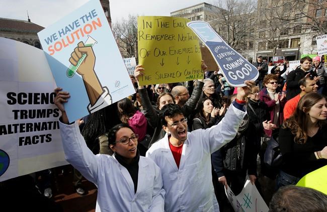 Scientists hold rally in Boston to protest threat to science | iNFOnews.ca