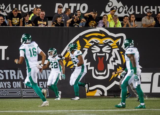 Jones' punt return TD rallies Riders to 31-20 road victory over Ticats | iNFOnews.ca