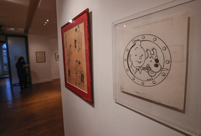 Rare Tintin comic book art set to sell for millions in Paris | iNFOnews.ca