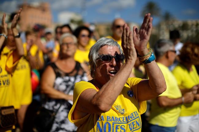 Barcelona residents protest unchecked growth of mass tourism | iNFOnews.ca CP684540581