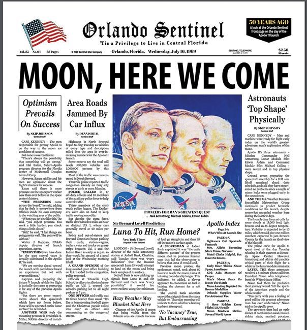 The Latest: Apollo 11 astronaut returns to launch pad | iNFOnews.ca