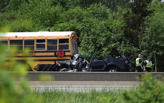 Tow driver killed, 5 hurt after SUV hits empty school bus | iNFOnews.ca Tow driver killed, 5 hurt after SUV hits empty school bus | iNFOnews.ca