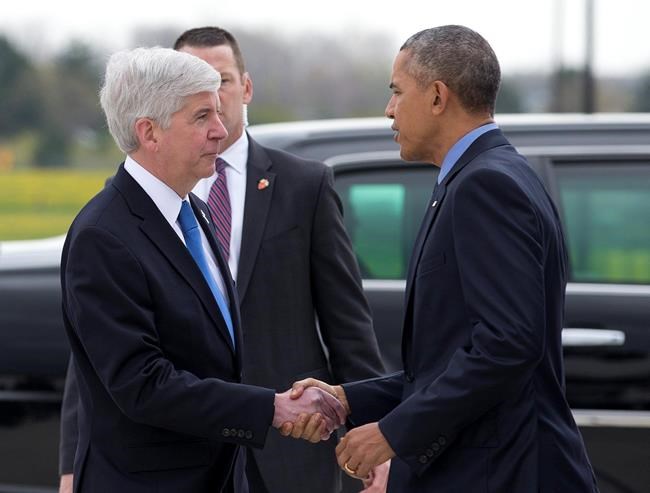 The Latest: Rough treatment of Gov. Snyder draws sympathy | iNFOnews.ca